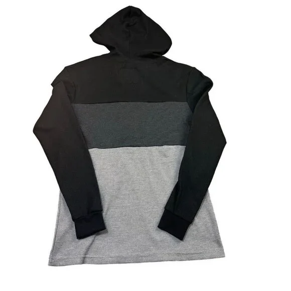 Hudson & Barrow Men's Colorblock Hoodie Small‎ Black/Gray Cotton/Polyester Blend - Picture 7 of 7